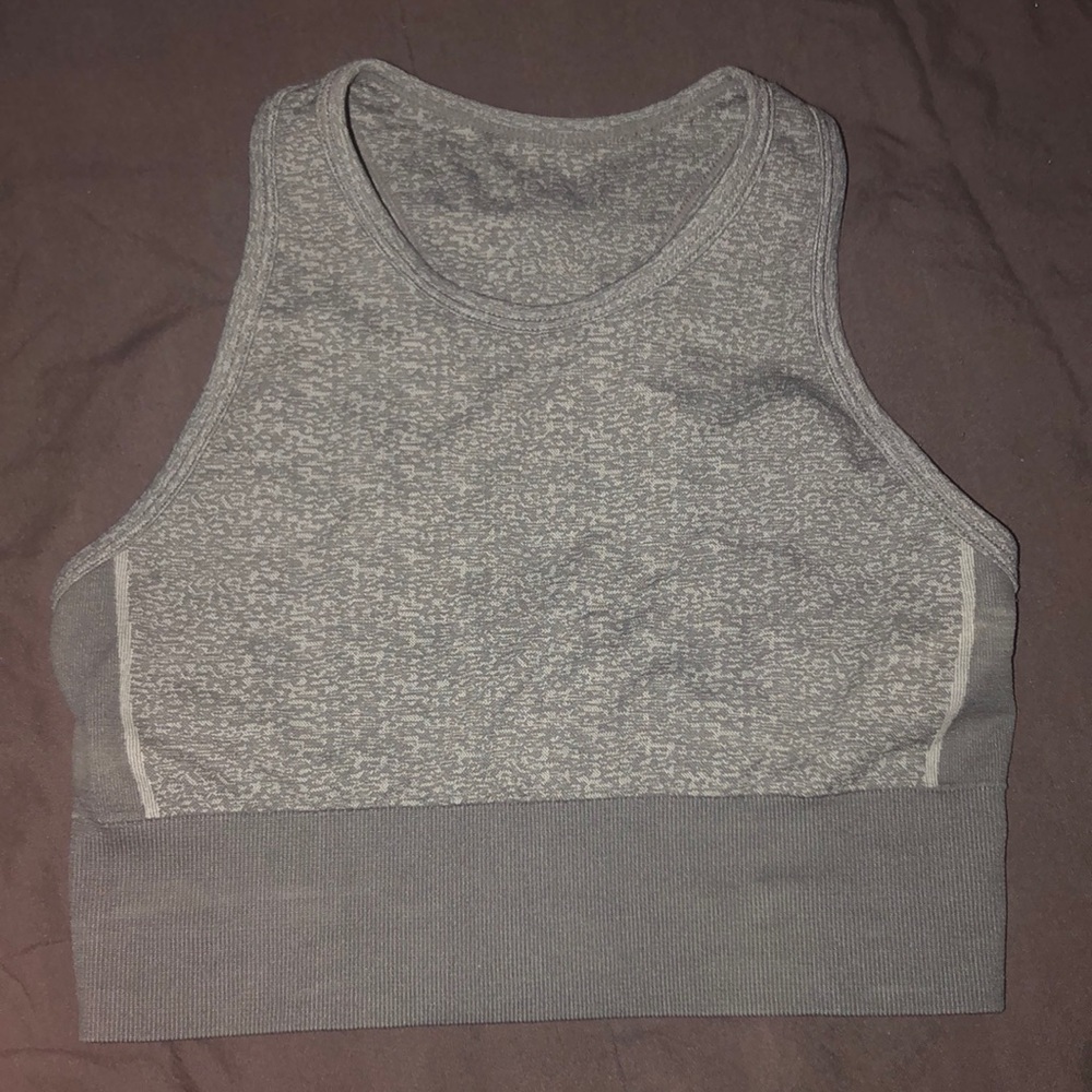 Zella Gray high neck sports bra